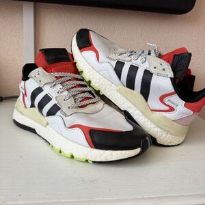 Adidas Nite Ultra Mens Jogger 'Hi Res Red' Sneakers Boost Mens Size 9 Running